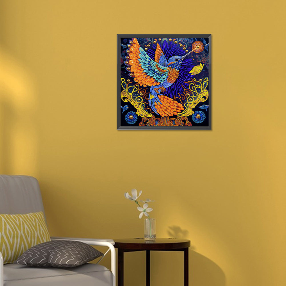 Hummingbird - Special Shaped Drill Diamond Painting 30*30CM