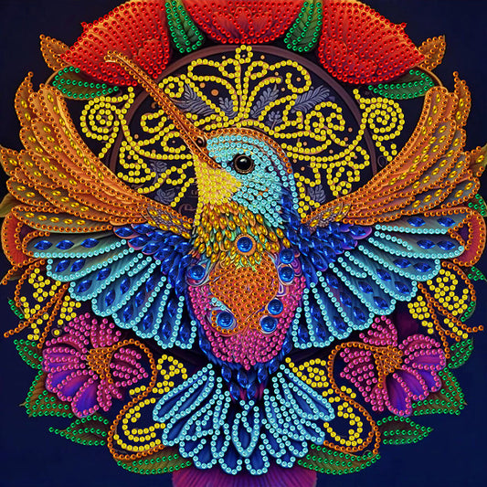 Hummingbird - Special Shaped Drill Diamond Painting 30*30CM