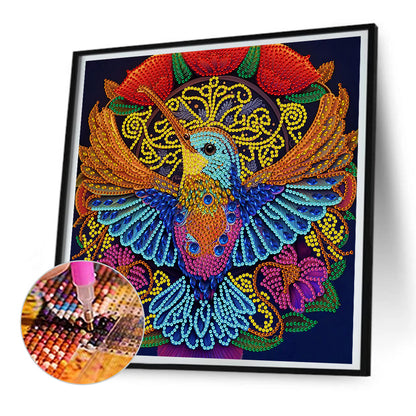 Hummingbird - Special Shaped Drill Diamond Painting 30*30CM