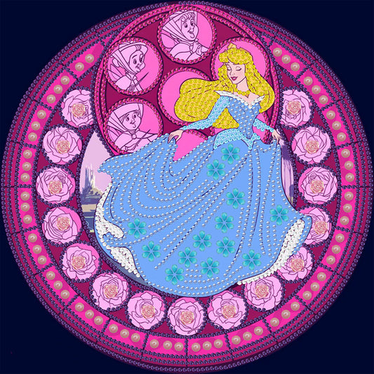 Sleeping Beauty Princess - Special Shaped Drill Diamond Painting 30*30CM