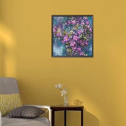 Daisy Bushes - Full Round Drill Diamond Painting 30*30CM