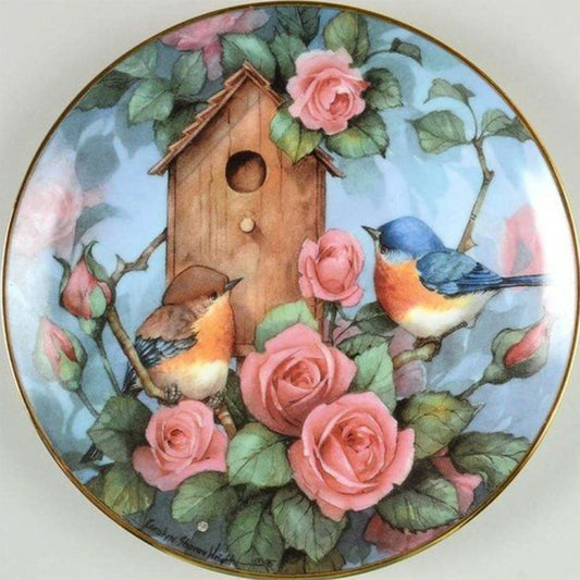 Bird House - Full Round Drill Diamond Painting 30*30CM