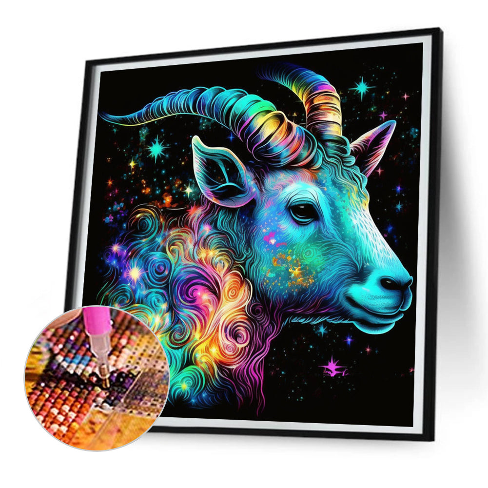 12 Constellation Aries - Full Round Drill Diamond Painting 30*30CM