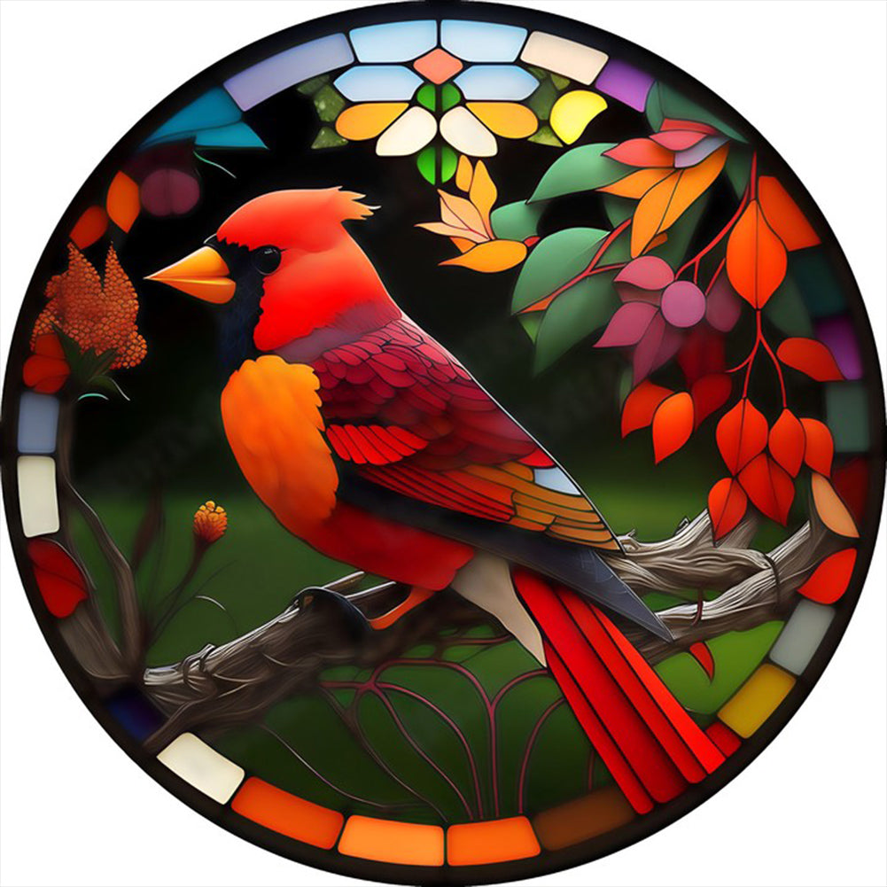 Cardinal - Full Round Drill Diamond Painting 30*30CM