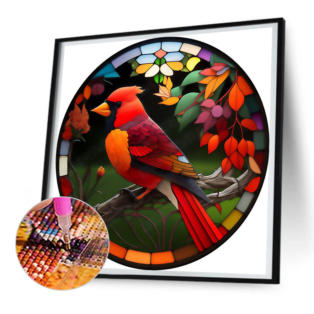 Cardinal - Full Round Drill Diamond Painting 30*30CM