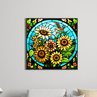 Many SuNFLowers - Full Round Drill Diamond Painting 30*30CM