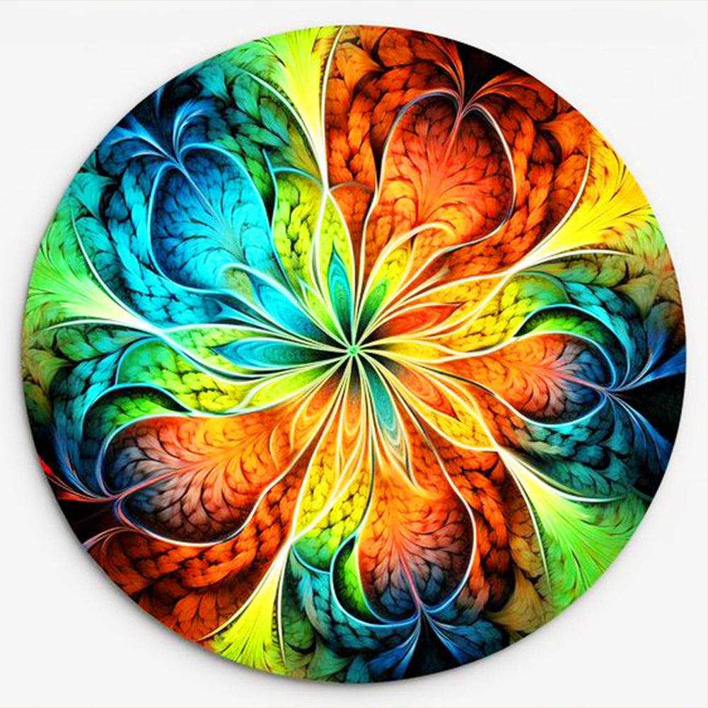 Colored Petals - Full Round Drill Diamond Painting 30*30CM