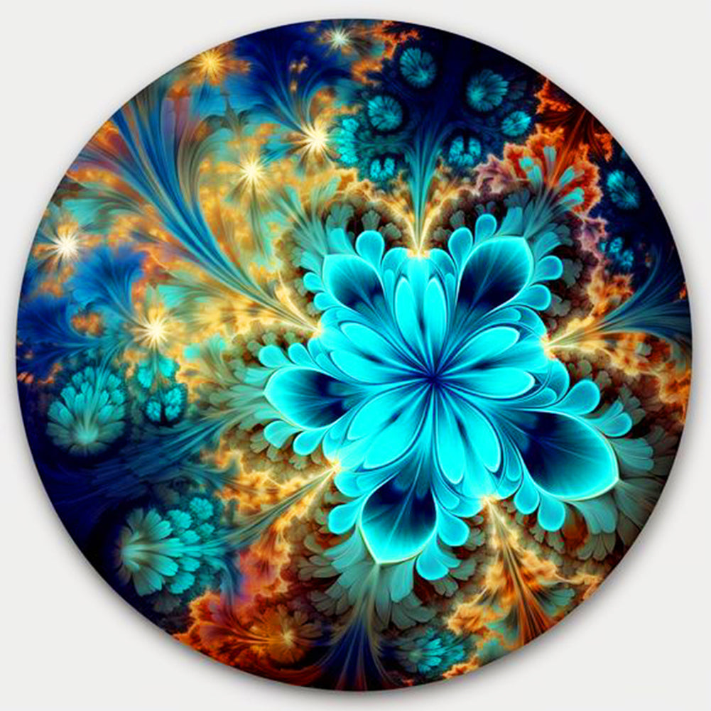 Glowing Flower - Full Round Drill Diamond Painting 30*30CM