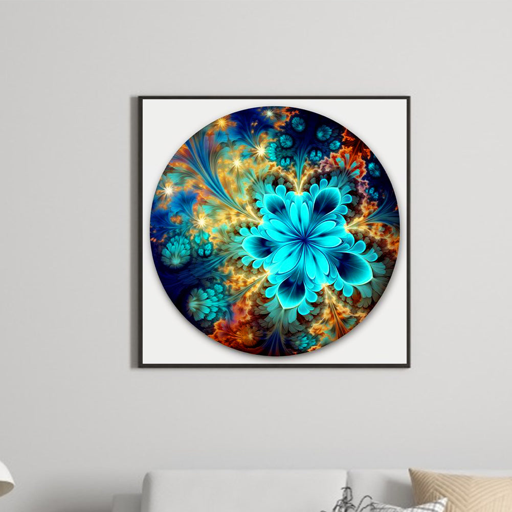 Glowing Flower - Full Round Drill Diamond Painting 30*30CM