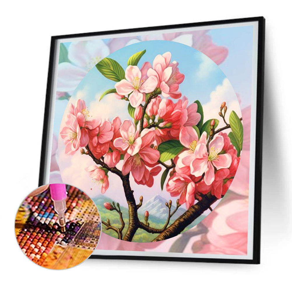 Cherry Blossoms - Full Round Drill Diamond Painting 30*30CM