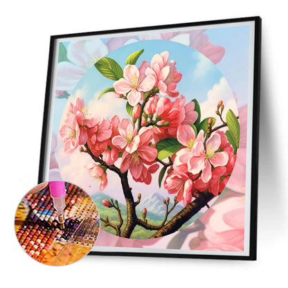 Cherry Blossoms - Full Round Drill Diamond Painting 30*30CM