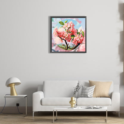 Cherry Blossoms - Full Round Drill Diamond Painting 30*30CM