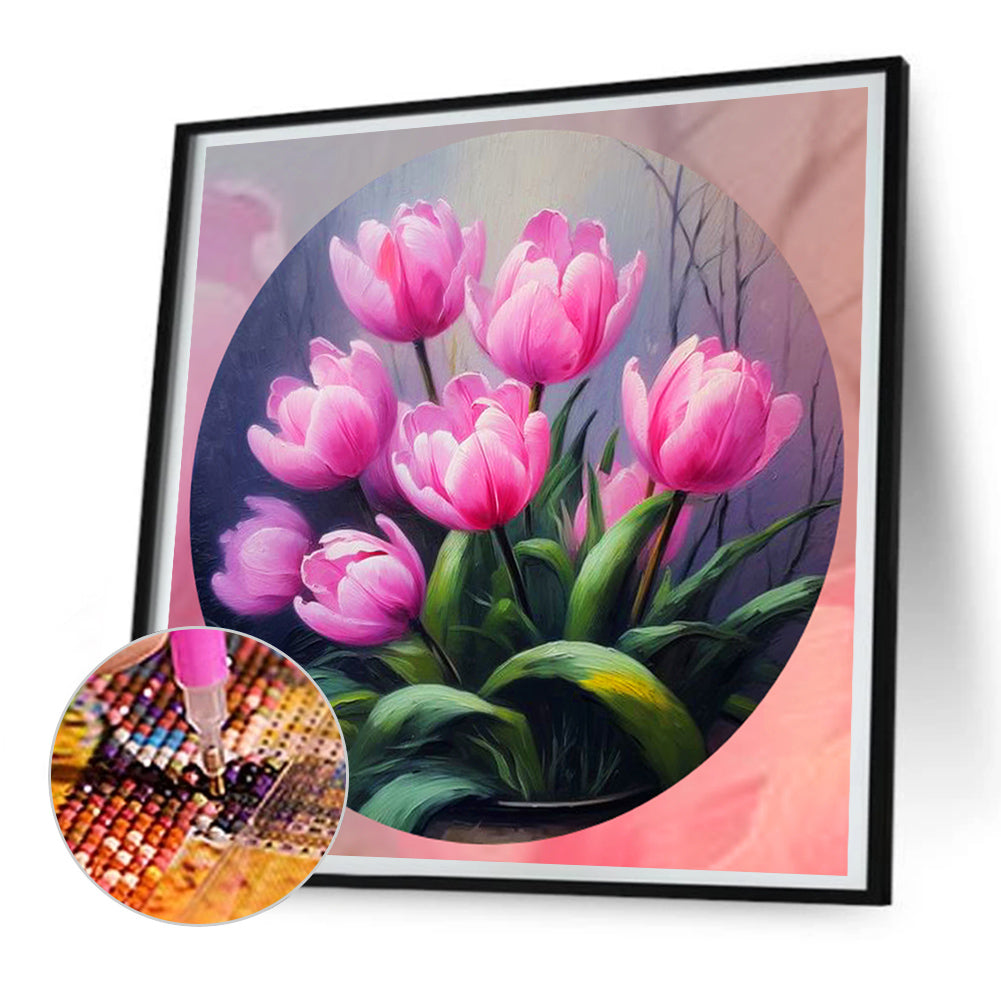 Poppy - Full Round Drill Diamond Painting 30*30CM