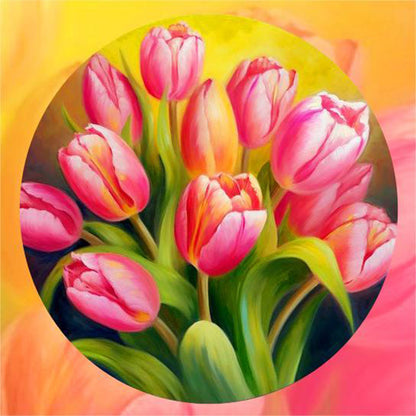 Tulip - Full Round Drill Diamond Painting 30*30CM