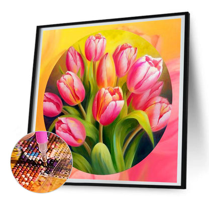 Tulip - Full Round Drill Diamond Painting 30*30CM