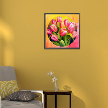 Tulip - Full Round Drill Diamond Painting 30*30CM