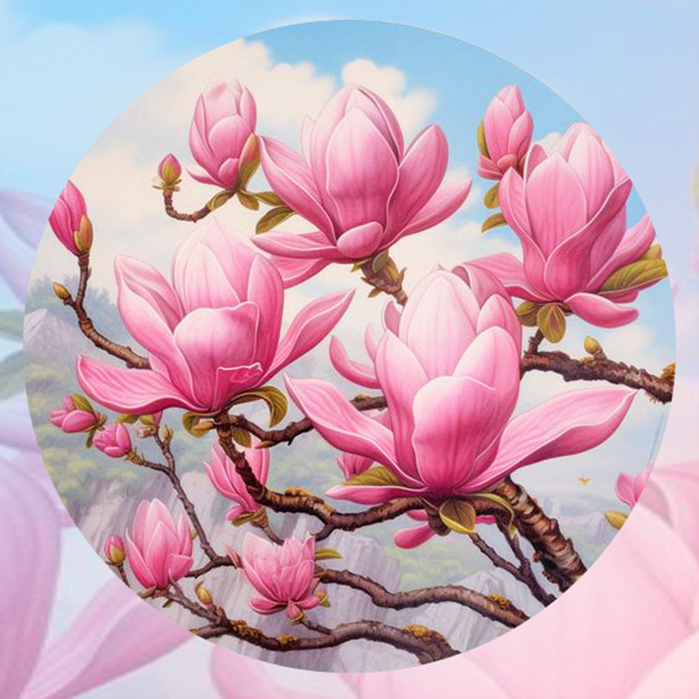 Magnolia - Full Round Drill Diamond Painting 30*30CM