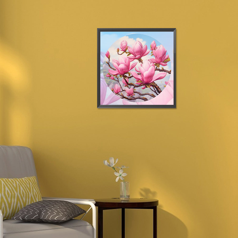 Magnolia - Full Round Drill Diamond Painting 30*30CM