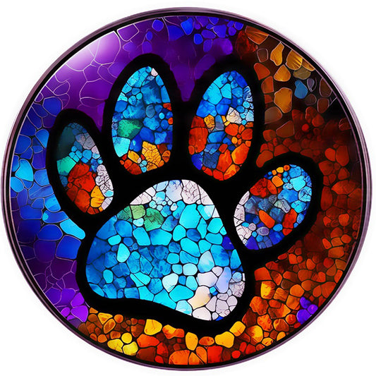 Dog Paw - Full Round Drill Diamond Painting 30*30CM