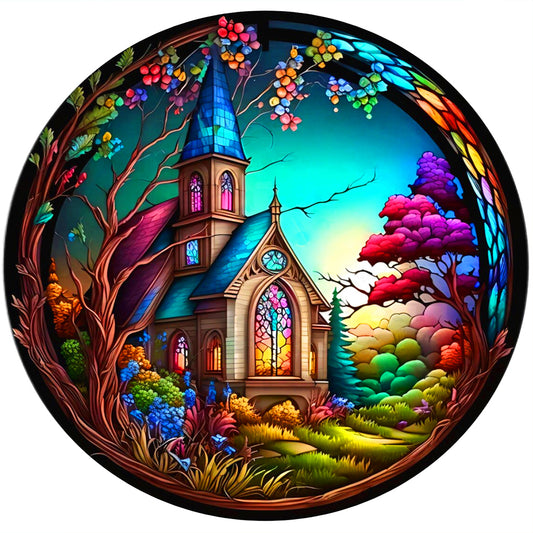 Small House - Full Round Drill Diamond Painting 30*30CM