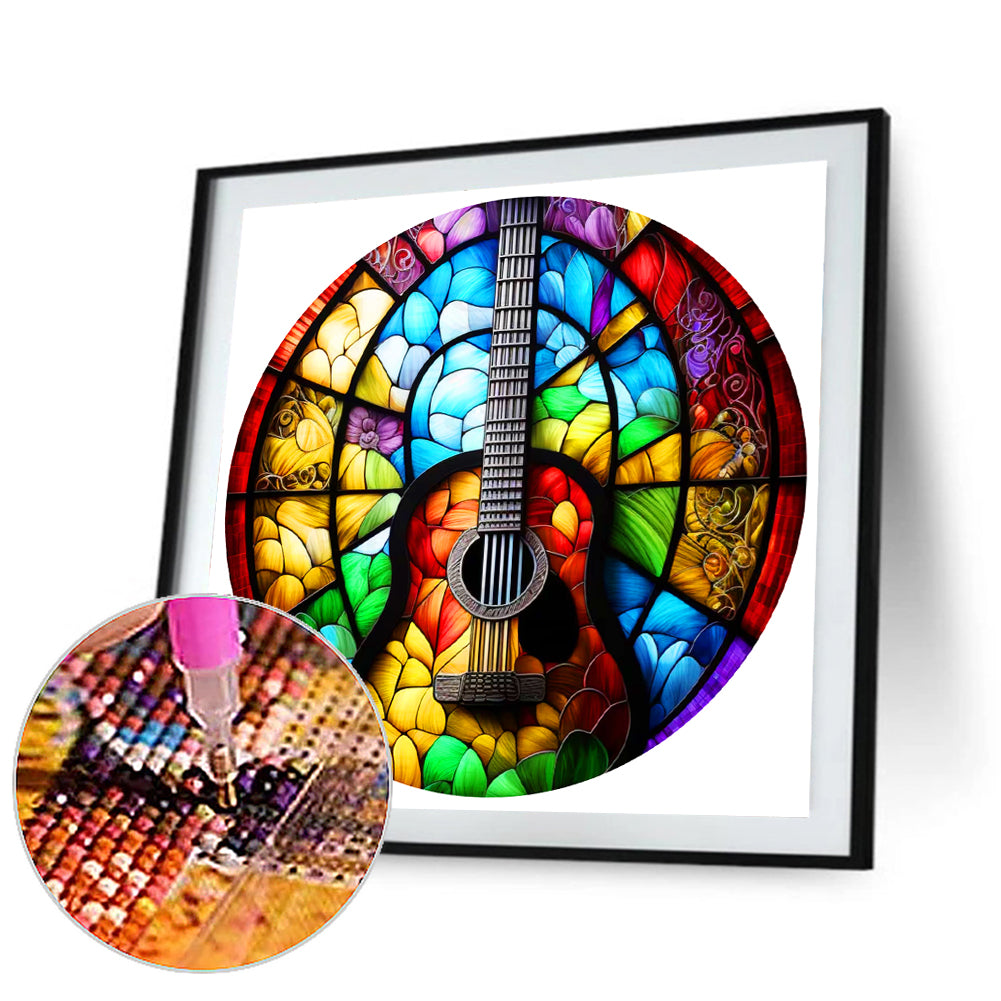 Guitar - Full Round Drill Diamond Painting 30*30CM
