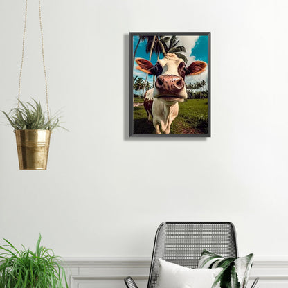 The Cow - Full Square Drill Diamond Painting 30*40CM