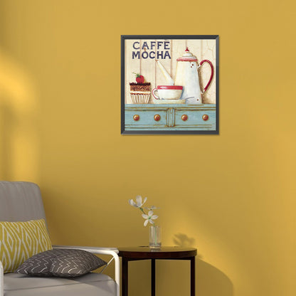 Retro Desktop Ornaments - Full Round Drill Diamond Painting 30*30CM