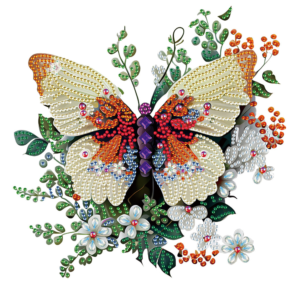 Butterfly - Special Shaped Drill Diamond Painting 30*30CM