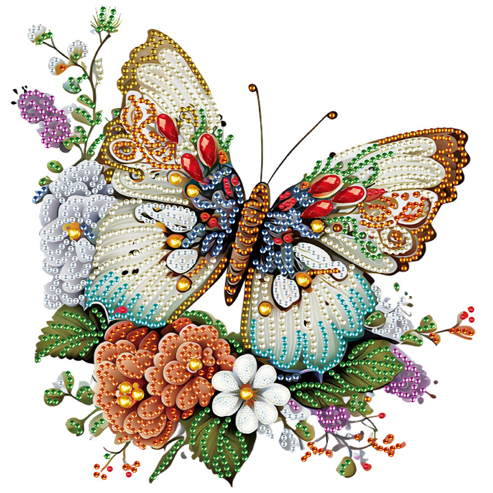 Butterfly - Special Shaped Drill Diamond Painting 30*30CM