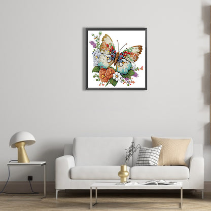 Butterfly - Special Shaped Drill Diamond Painting 30*30CM