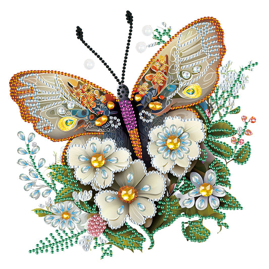 Butterfly - Special Shaped Drill Diamond Painting 30*30CM