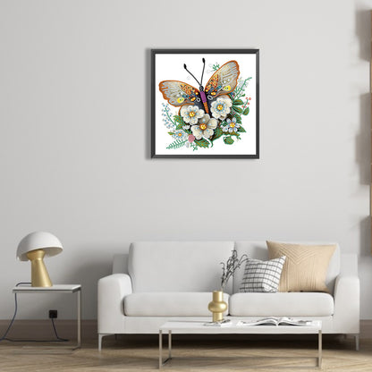 Butterfly - Special Shaped Drill Diamond Painting 30*30CM