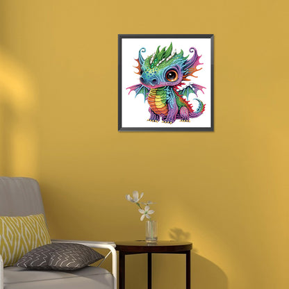 Baby Dragon - Special Shaped Drill Diamond Painting 30*30CM