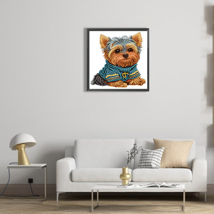 Yorkshire Terrier - Special Shaped Drill Diamond Painting 30*30CM