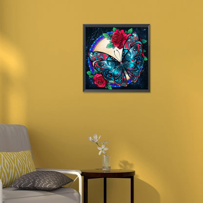 Blossom Butterfly - Full Round Drill Diamond Painting 30*30CM