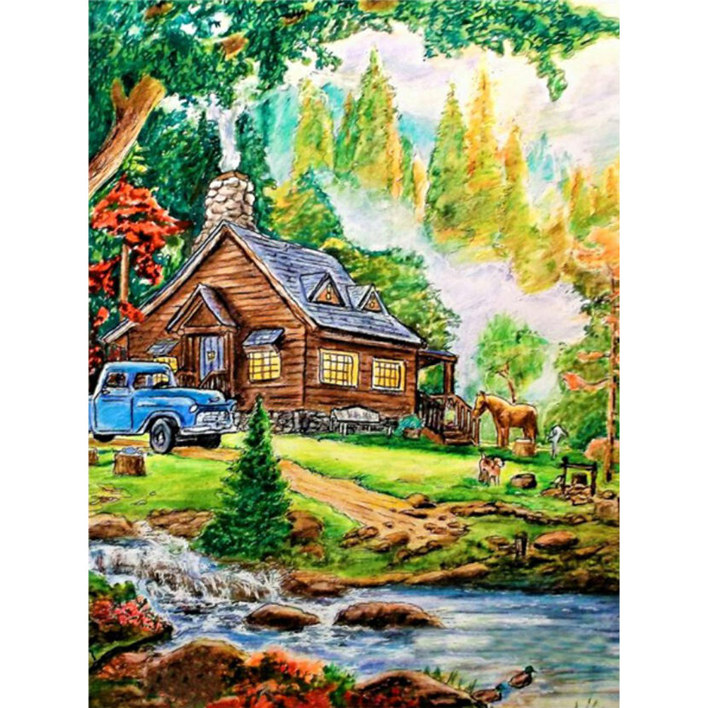 Country Garden - Full Round Drill Diamond Painting 30*40CM