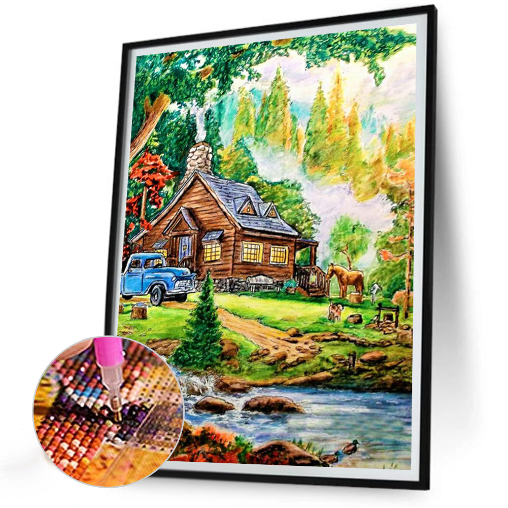 Country Garden - Full Round Drill Diamond Painting 30*40CM