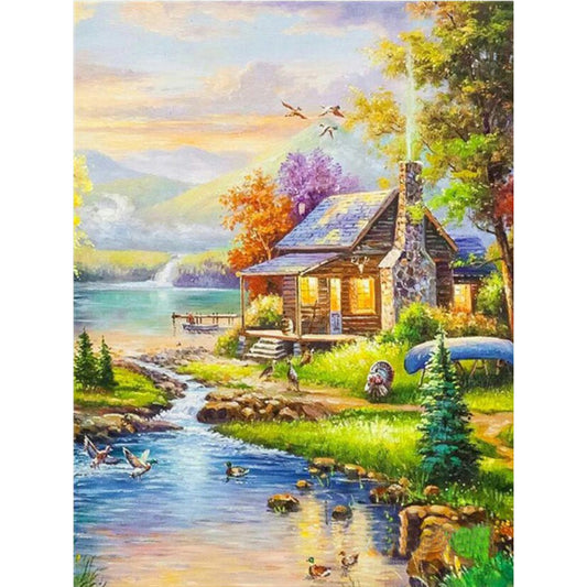 Country Garden - Full Round Drill Diamond Painting 30*40CM