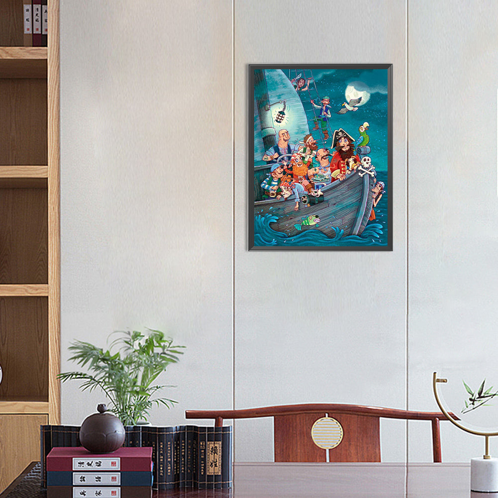 Sailing Team - Full Round Drill Diamond Painting 30*40CM