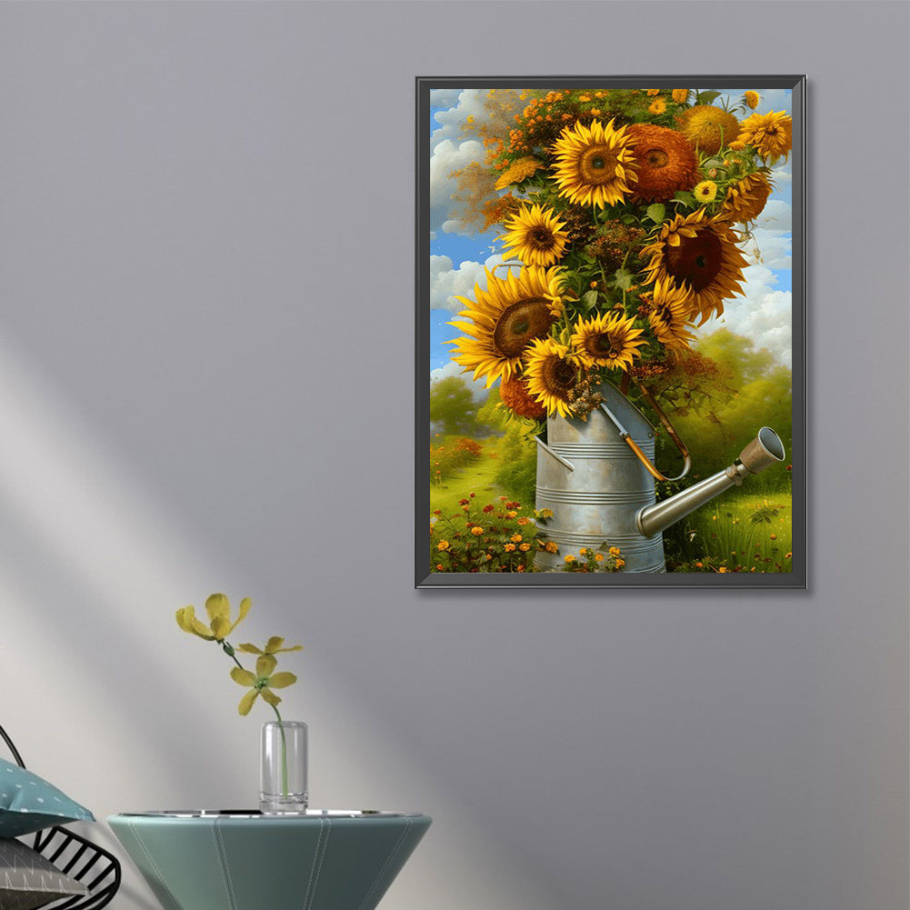 Sunflower - Full Round Drill Diamond Painting 40*60CM