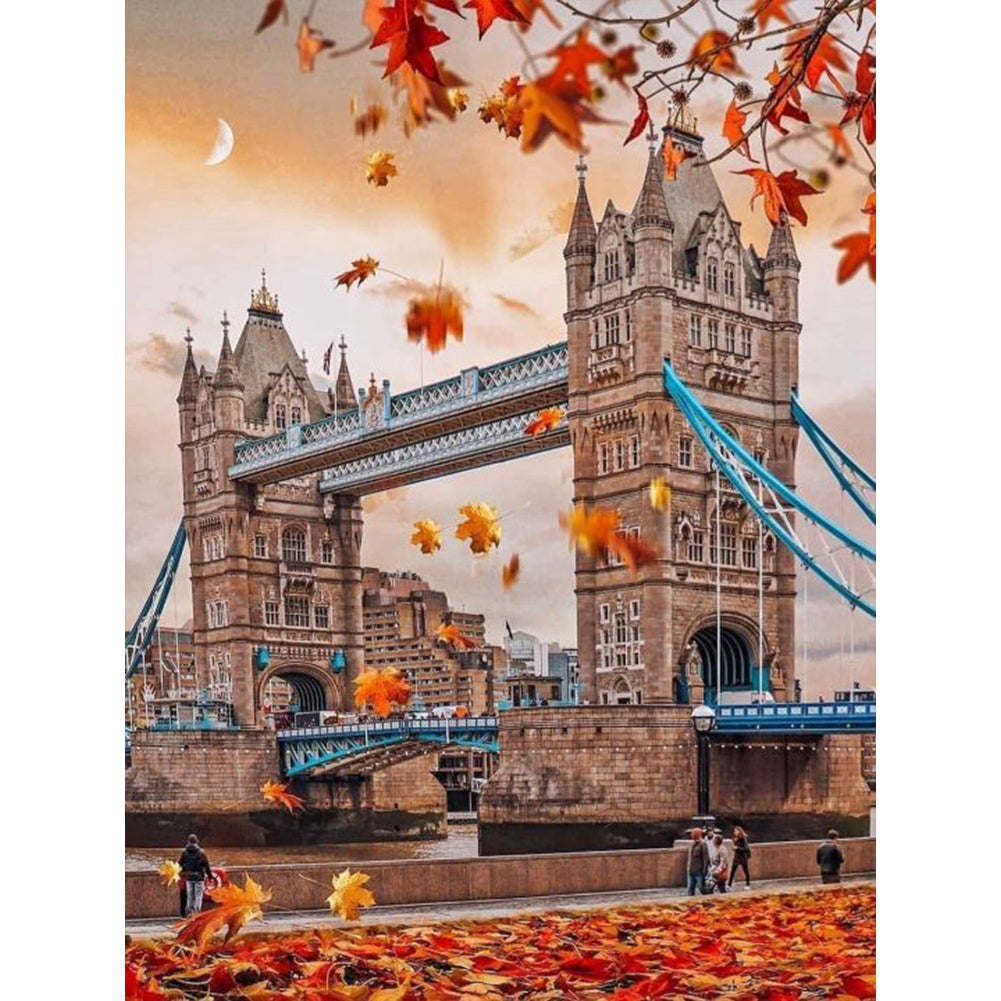 Cityscape - Full Round Drill Diamond Painting 30*40CM