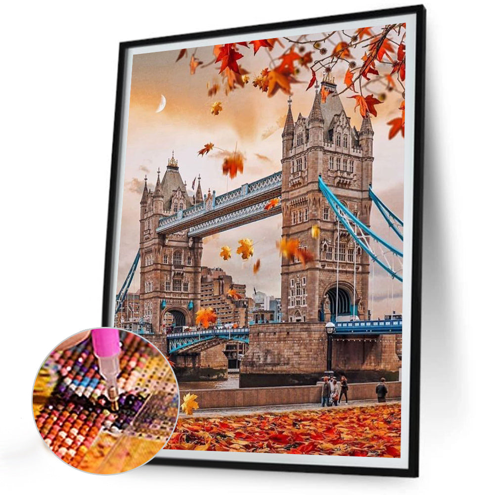 Cityscape - Full Round Drill Diamond Painting 30*40CM