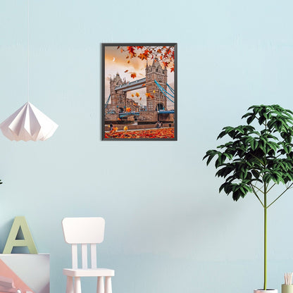 Cityscape - Full Round Drill Diamond Painting 30*40CM