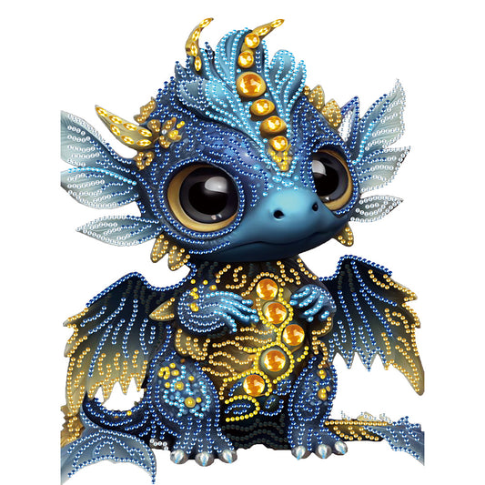 Baby Dragon - Special Shaped Drill Diamond Painting 30*40CM