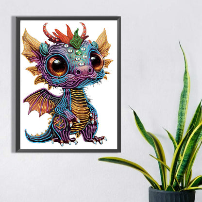 Baby Dragon - Special Shaped Drill Diamond Painting 30*40CM