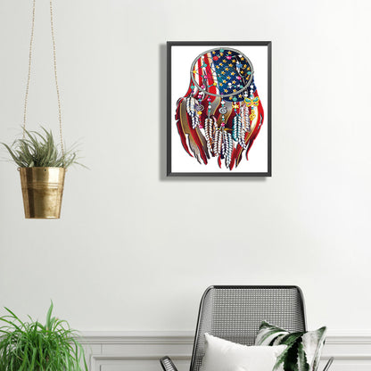 Patriot'S Dream - Special Shaped Drill Diamond Painting 30*40CM