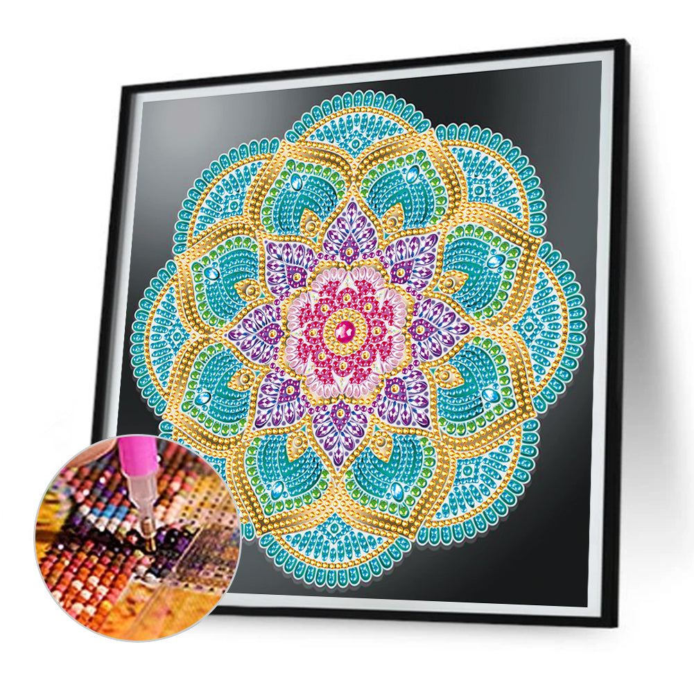 Mandala - Special Shaped Drill Diamond Painting 30*30CM