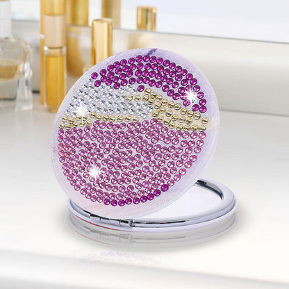 DIY Crystal Diamond Mirror Art Craft Set Paint by Number Kits for Adult and Kids