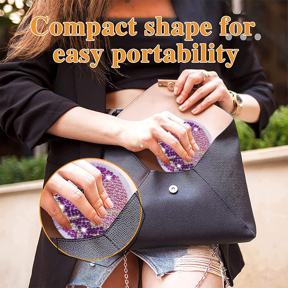 DIY Crystal Diamond Mirror Art Craft Set Paint by Number Kits for Adult and Kids