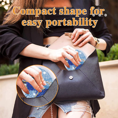 DIY Crystal Diamond Mirror Art Craft Set Paint by Number Kits for Adult and Kids